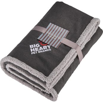 custom wool sherpa blanket holiday gift idea