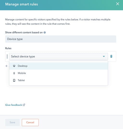 how to manage smart rules in hubspot