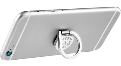 2-in-1 Aluminum Cell Phone Ring and Stand