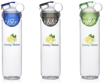 Fruit Infuser Water Bottles Creative Bottle Double Drinking Cup