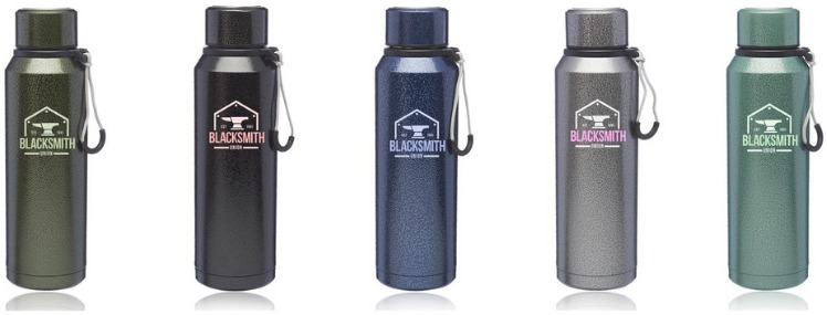 Ozark Trail 24 oz Silver Stainless Steel Water Bottle with Screw Cap 