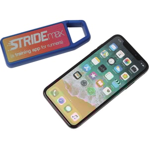 Small Clip Clap Bluetooth Speaker with iPhone for size comparison