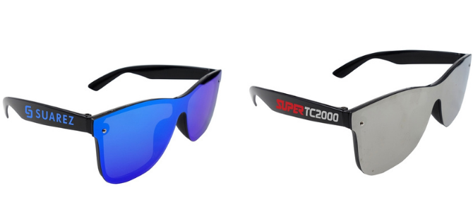 logoed sunglasses for golf events
