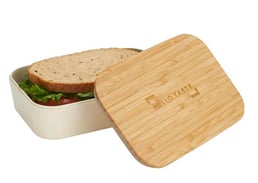 Bamboo Fiber Lunch Box with Cutting Board Lid