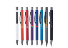 Bowie Softy Metal Pen with Rubberized Finish
