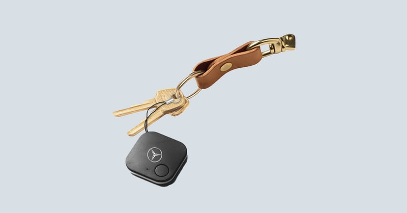 Key Tracker to give away at a trade show