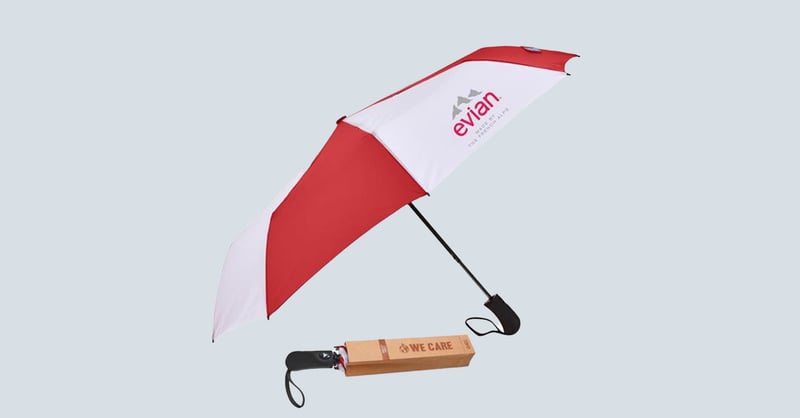 Branded Umbrella for a Trade Show Giveaway