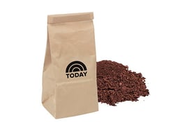  Gourmet Coffee Bag with coffee grounds