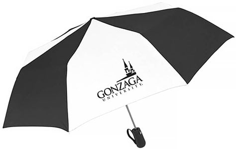 a branded promotional umbrella for schools