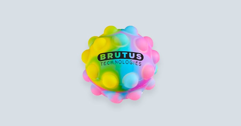 Tie-Dye Stress Ball perfect for trade show gifts