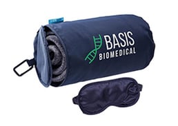Travel Blanket with Sleep Mask