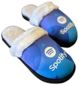custom branded slippers with logo