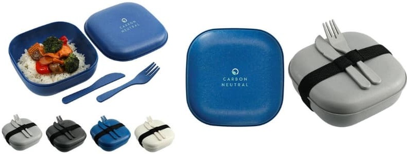 Branded Ceramic Lunch Box, Eco Friendly Merch