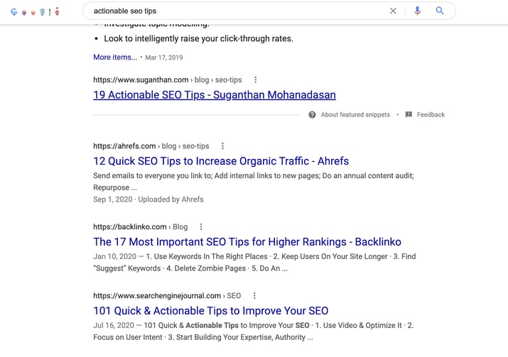 how to find related keywords