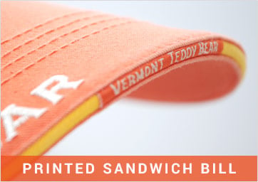 Custom Caps Printed Sandwich Bill