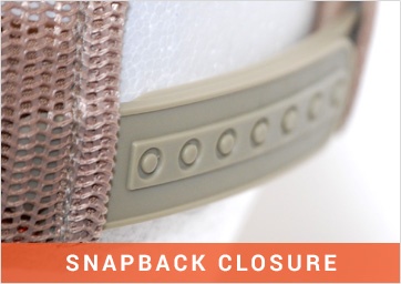 Custom Caps Snapback Closure