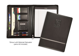 Zippered Leather Padfolio