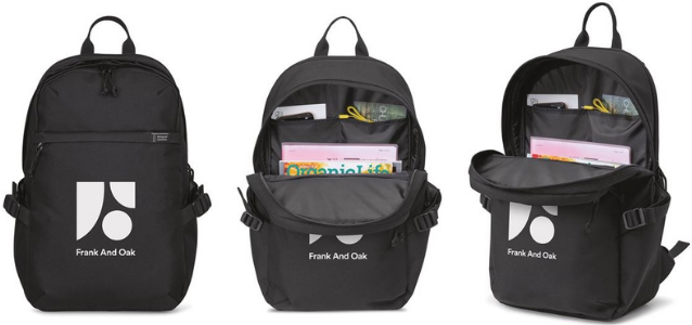Branded computer backpack holiday gift