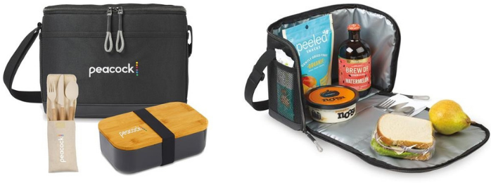 branded lunch set for client holiday gifts