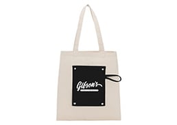 Cotton Canvas Snap Tote