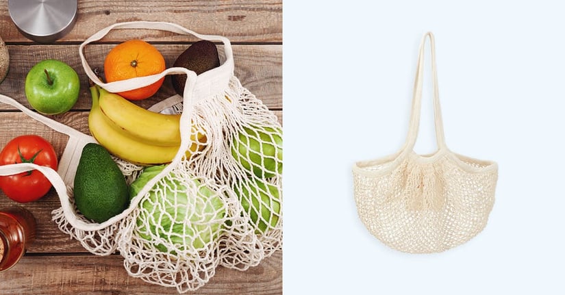 cotton mesh market bag