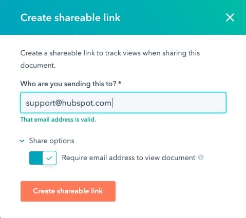 Create Sharable Links in HubSpot