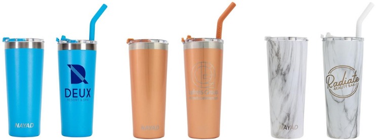 Insulated Tumbler with Straw