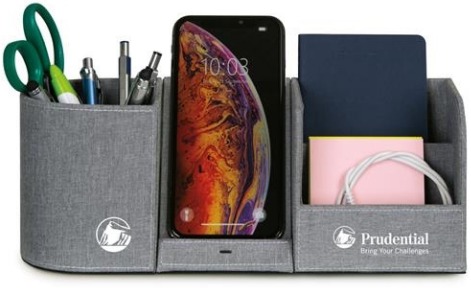 Wireless Charging Desk Organizer