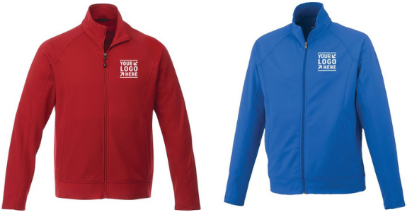 branded custom knit jacket