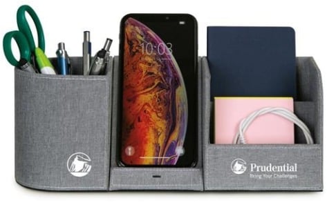 Wireless Charging Desk Organizer