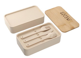 Stackable Bamboo Fiber Bento Box