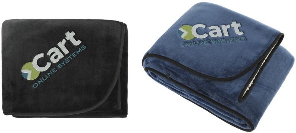 promotional Fleece Sherpa Blanket