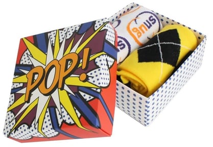 Custom Branded Company Socks in Gift Box