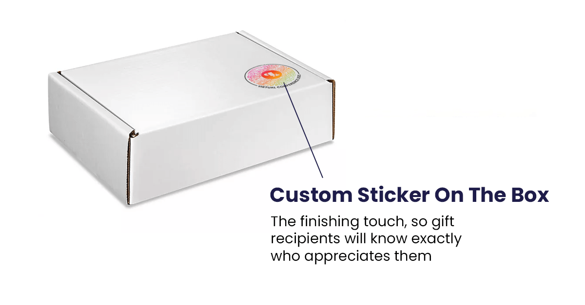custom sticker for swag box