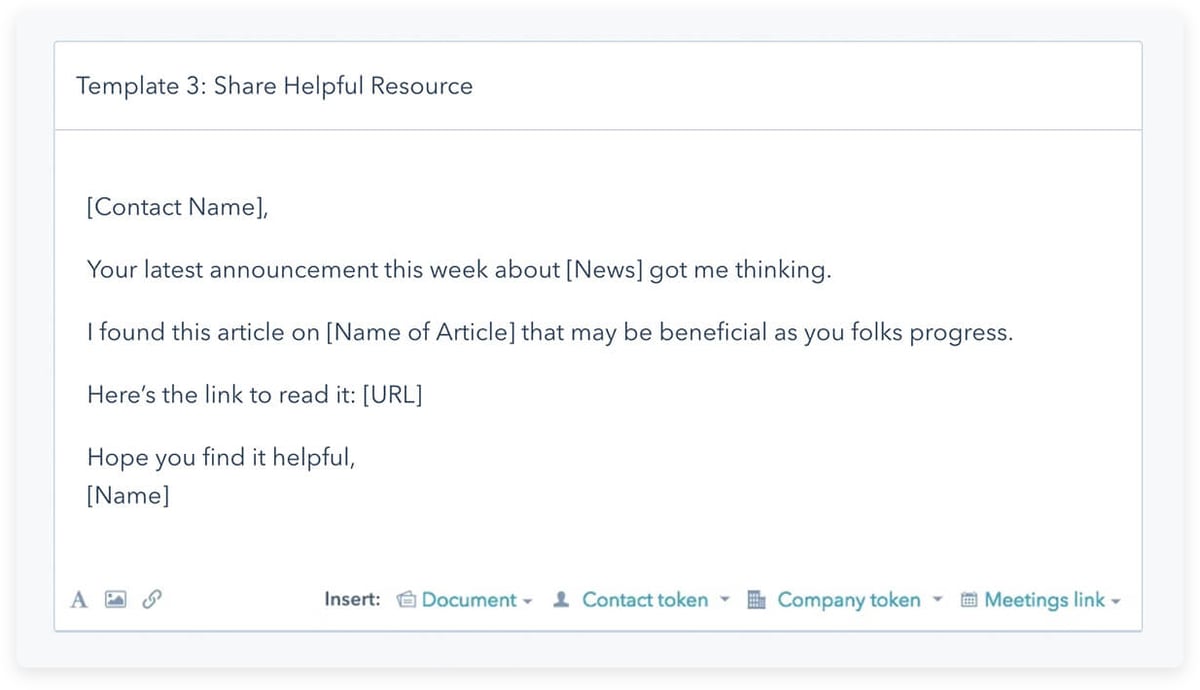 sales email templates