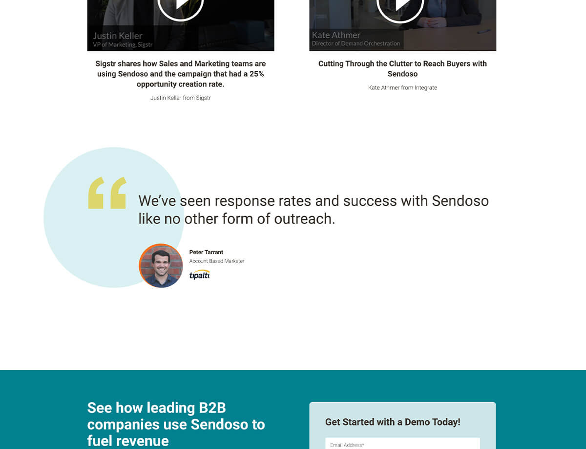 example of a testimonial