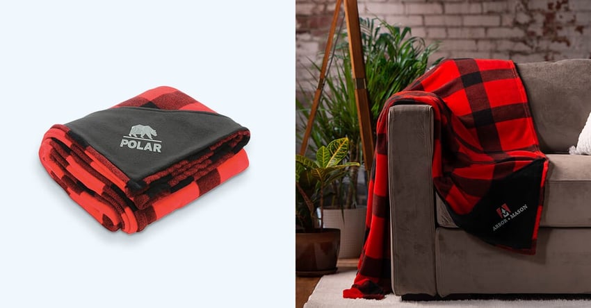 custom branded blankets