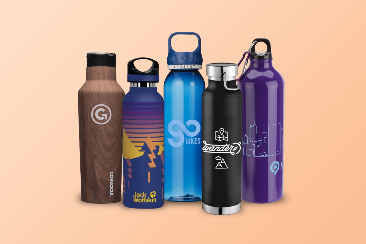 Custom Water Bottles - 24 oz. h2go® Ascent-Full Color