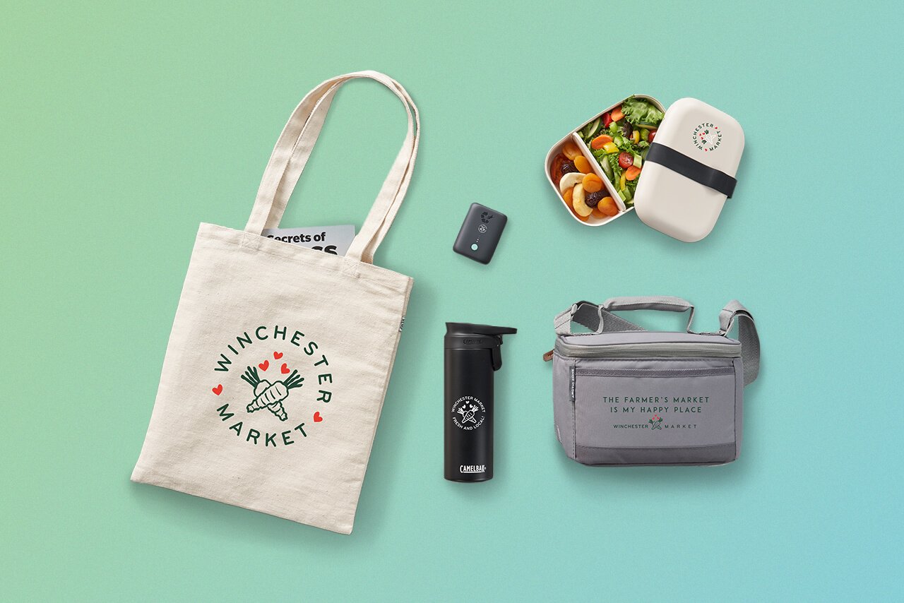 Sustainable swag items