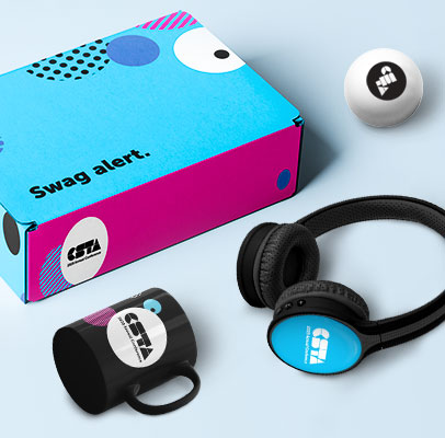 Virtual Event Swag Box Design